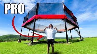 Pro Flipper vs Worlds Biggest Trampoline