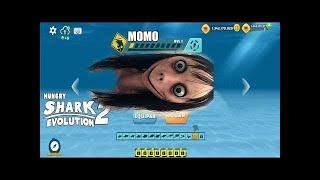 Hungry Shark Evolution EXE AT 3AM I PLAY WITH MOMO HES DAMNED AND THIS HAPPENS HACK MOD APK GEMS