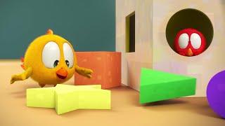 Shapes and colors  Wheres Chicky?   Cartoon Collection in English for Kids  New episodes