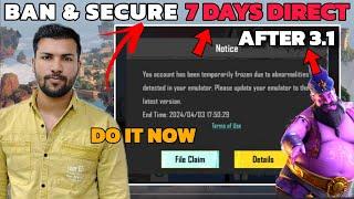 How to ban Bgmi id for 7 days Direct  bgmi 7 day ban trick  how to get 7 days ban in bgmi 3.1