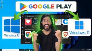 FINALMENTE Google Play pode ser instalada no WINDOWS