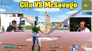 Clix VS MrSavage 1v1 TOXIC Buildfights