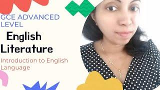 Introduction to Advanced Level English Literature