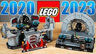 LEGO Star Wars EMPERORS THRONE ROOM Comparison 75291 vs 75352  2020 vs 2023