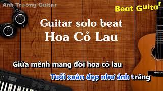 Karaoke Hoa Cỏ Lau - Phong Max Guitar Solo Beat Acoustic  Anh Trường Guitar