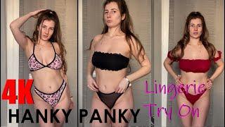 HANKY PANKY TRY ON  Haul 4K