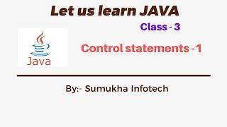 Control statements in JAVA