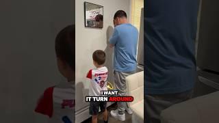 Son Gets Dad to Say Yes Mom Finds Out and Shes Not Happy #short #shorts #shortvideo #prank
