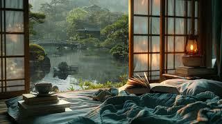 Rain Sounds in A Japanese Room Evoke Tranquility And Harmony With Nature