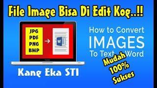 Convert JPG ke WORD JPG ke TXT agar bisa di edit\ Cara Mengedit File Gambar