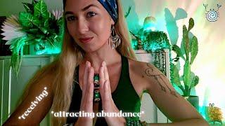 Reiki ASMR  Reiki for Attracting Abundance and Receiving It crystal healing  affirmations