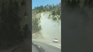 Truck driver almost hits the top of Colorado runaway ramp then rolls backwards