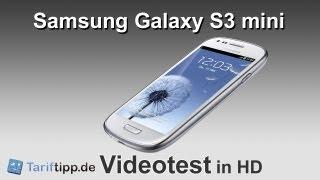 Samsung Galaxy S3 mini  Test in HD deutsch