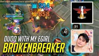 ADCBREAKER + BROKEN SUPPORT DUOQ  Wild Rift Bot Lane Gameplay