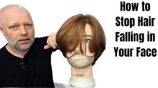 How to Stop Hair Falling in Face - TheSalonGuy