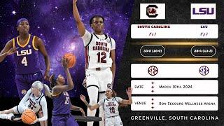 1 South Carolina vs 2 LSU  2024 SEC Tournament Championship  3.10.24