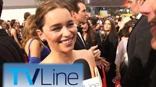 Emilia Clarke Game of Thrones Interview at Emmys 2016  TVLine