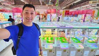 The Worlds Largest Claw Machine Arcade in Japan