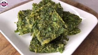 Crispy Palak Vadi Recipe  Tea Time Snacks  Easy Spinach Snack  Palak Pakoda Recipe