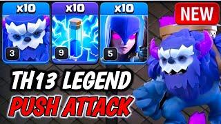 New Th13 Legend Push 3star Strategy 2020  Th13 Legend Strategy  Th13 Attack Strategy  Th13 Zap