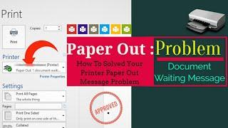 Troubleshooting Printer Says Documents Are Waiting  Fix printer problem - Quick IT Support