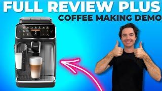 Philips 4300 Espresso Maker Full Review PLUS Coffee Making Demo