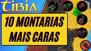 10 MONTARIAS MAIS CARAS DO TIBIA #tibia #rpg