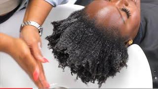 She Could NEVER Do A Wash & Go Before...UNTIL NOW  → Type 4C Tight Curls