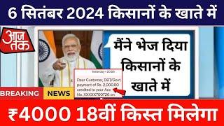 PM Kisan 18th Installment Release Date 2024  pm kisan yojana 2024  kisan samman nidhi yojana 2024