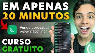 CURSO GRATUITO COMO FAZER A PRIMEIRA VENDA NA KIWIFY EM 20 MINUTOS Dinheiro online