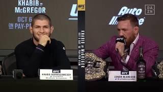 Pressekonferenz Khabib Nurmagomedov vs Conor McGregor  DAZN