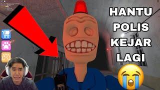 HANTU POLIS KEJAR LAGI  ESCAPE SIREN COPS PRISON SCARY OBBY ROBLOX 