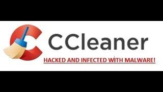 Ccleaner infected with malware update your version