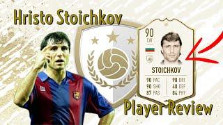 FIFA 20 MID STOICHKOV 90 REVIEW HRISTO STOICHKOV PLAYER REVIEW FIFA 20 ULTIMATE TEAM
