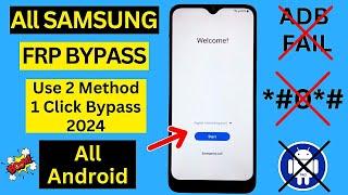 Finally All Samsung 2024 Frp Bypass New Trick  No *#0*# Code Adb Enable Fail One Click Bypass