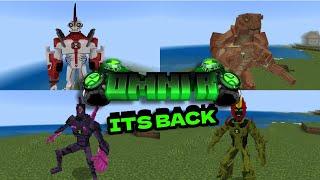 The Best Ben 10 Addon is BACK Omni R AddonMod PE 1.20