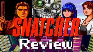 Review Snatcher Konami 1994 lurid cyberpunk Sega CD classic