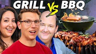 Whats The Difference Between Grilling & BBQ? ft. Brian Baumgartner