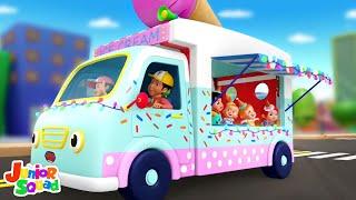 Wheels On The Ice Cream Truck Vehicle Rhymes for Kids by Junior Squad