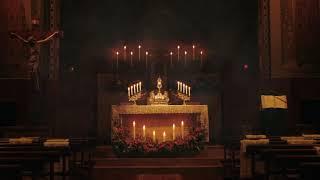 Peaceful Holy Hour in Cathedral - Eucharistic Adoration with Gregorian Chants Ambience 1 Hour