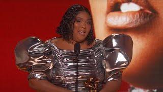 LIZZO Wins Record Of The Year For About Damn Time  2023 GRAMMYs