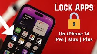 iPhone 14s How to LOCK Individual Apps Inbuilt Feature