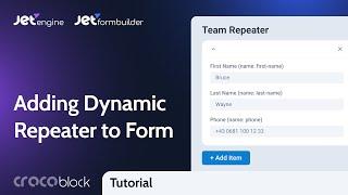 How to Create a Form with a Dynamic Repeater in WordPress  JetEngine + JetFormBuilder