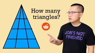 Math for fun how many triangles? Reddit rtheydidthemath