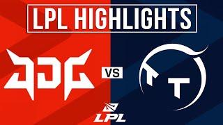 JDG vs TT Highlights ALL GAMES  LPL 2024 Summer  JD Gaming vs ThunderTalk Gaming