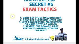 10 Secrets To Pass RAA RPL PPL CPL ATPL Exams For Pilot Exams Flight Training & To Learn To Fly