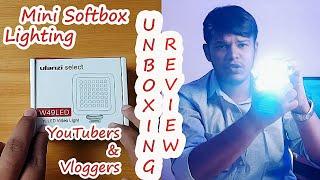 Ulanzi W49 Mini LED Light  For Youtubers Vloggers *Softbox*  Unboxing & Review By Khans 