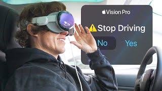 Driving With Apple Vision Pro