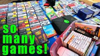This Flea Market had BINS Full of Video Games