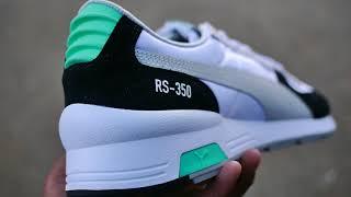 Puma RS 350 Re Invention OG Quick Look & On Feet Black Green + Grey